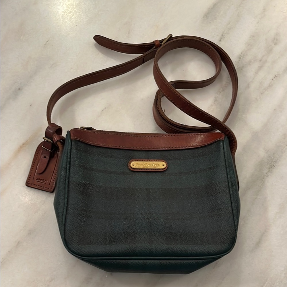 Polo by Ralph Lauren blackwatch plaid handbag